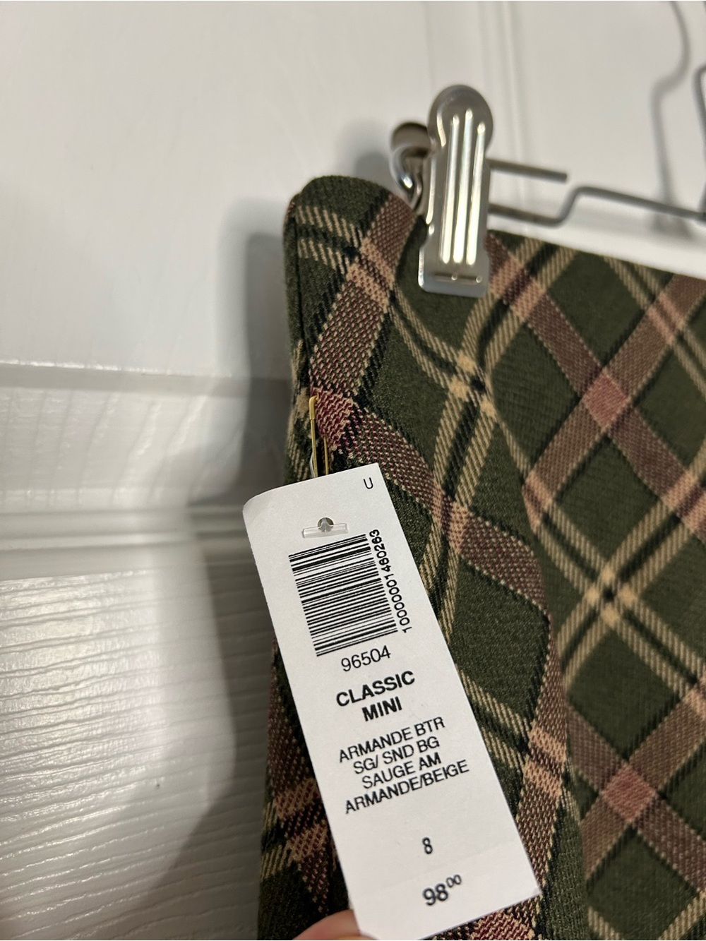 Aritzia Wilfred Classic Mini Skirt Plaid - Picture 5 of 11